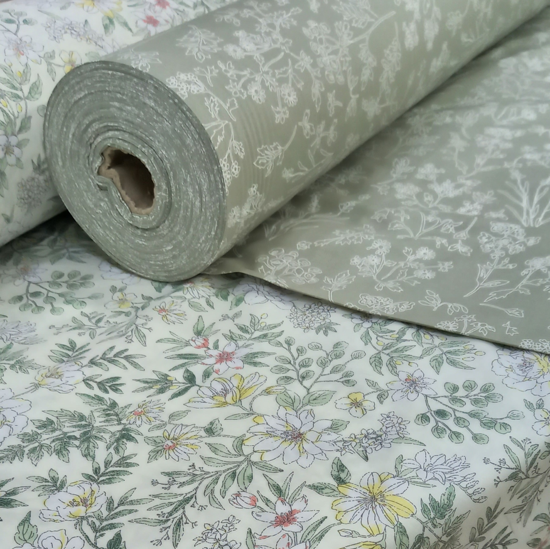 پارچه ملحفه عرض 240 جنس 100٪کتان طرح نازی