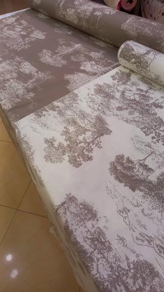 پارچه ملحفه عرض 250 جنس 100% کتان طرح نفیسه 2