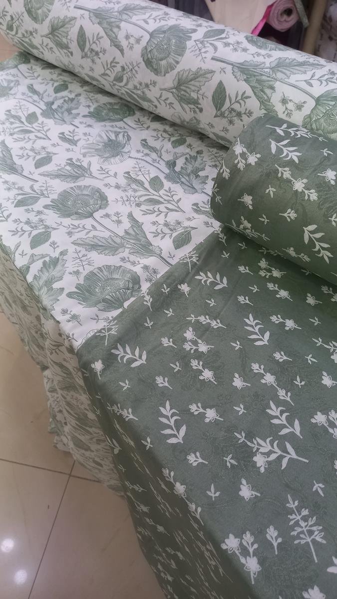 پارچه ملحفه عرض 250 جنس نخ ژاکارد طرح SUNNY