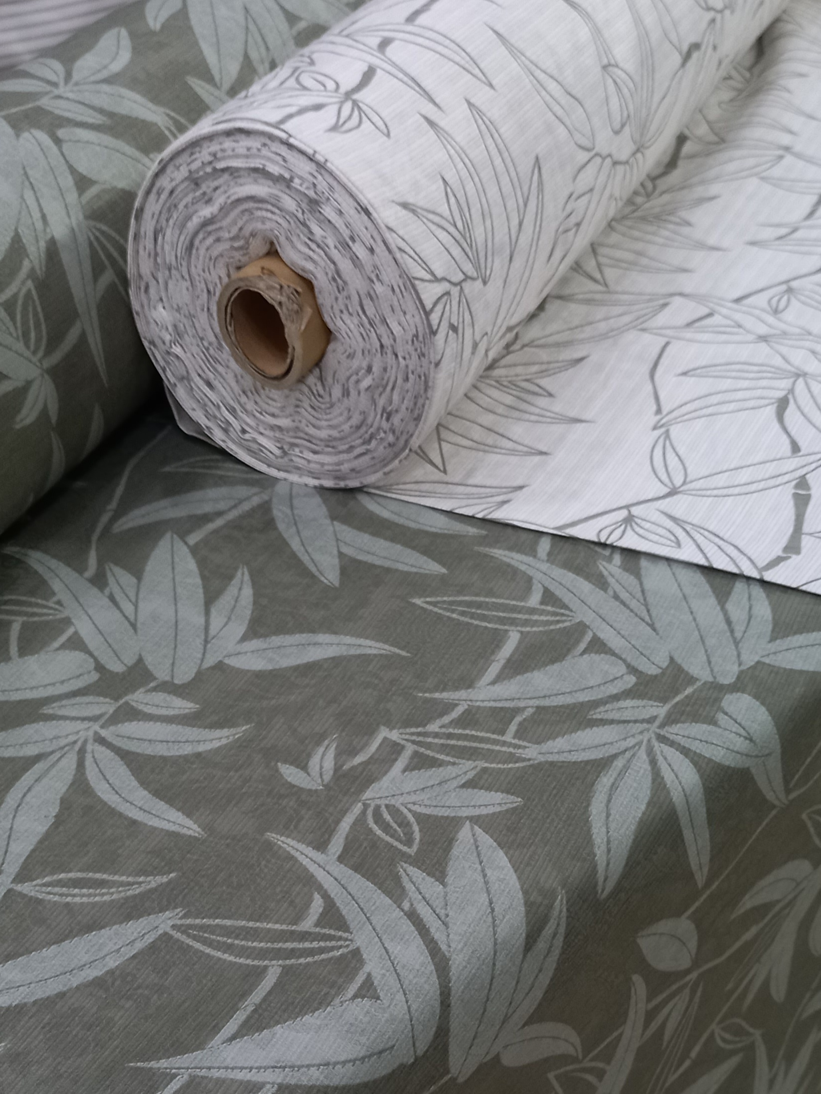 پارچه ملحفه عرض 250 جنس نخ ژاکارد طرح بامبو