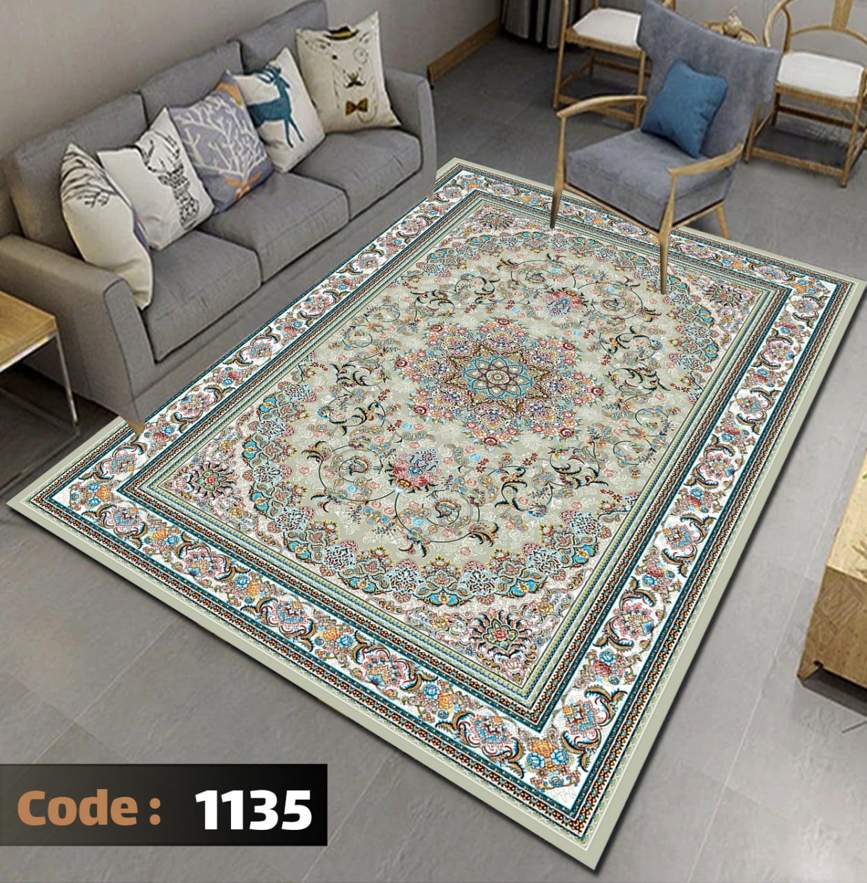 روفرشی کشدار جنس مخمل ابریشم سایز 4متری ، 6متری ، 9متری، 12متری کد 1135