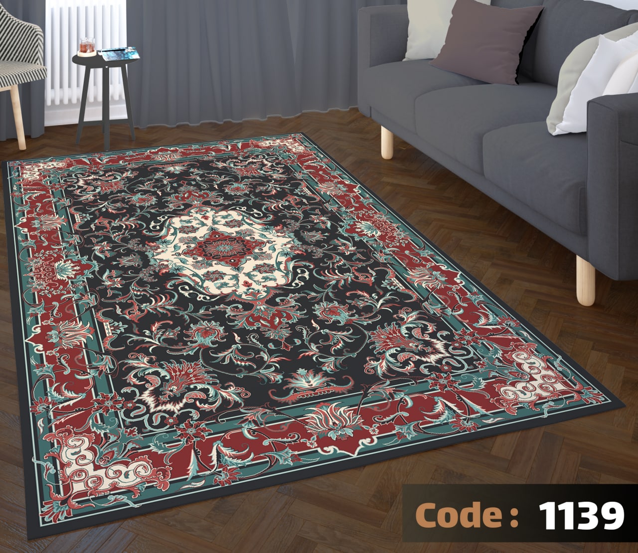 روفرشی کشدار جنس مخمل ابریشم سایز 4متری ، 6متری ، 9متری، 12متری کد 1139